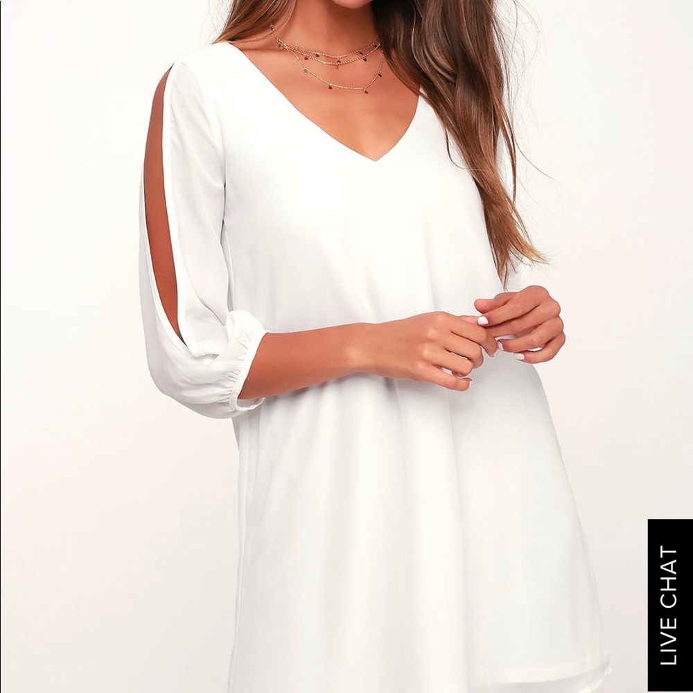 Lulus White Flow Dress